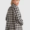 Belle & Bloom Love & Mercy Checked Blazer - Black Check Cheap