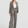 Belle & Bloom Love & Mercy Checked Blazer - Black Check Cheap