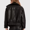 Belle & Bloom Love Drunk Leather Bomber - Black Online