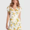 Belle & Bloom Love Shack Mini Wrap Dress - Orchard Cheap