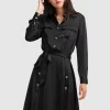 Belle & Bloom Lover To Lover Maxi Shirt Dress - Black Flash Sale