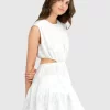 Belle & Bloom Lovesick Mini Dress - White Hot