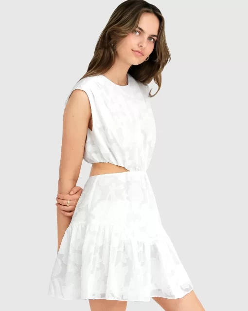 Belle & Bloom Lovesick Mini Dress - White Hot