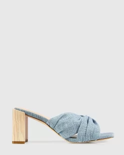 Belle & Bloom Lust For Life Mule - Blue Flash Sale