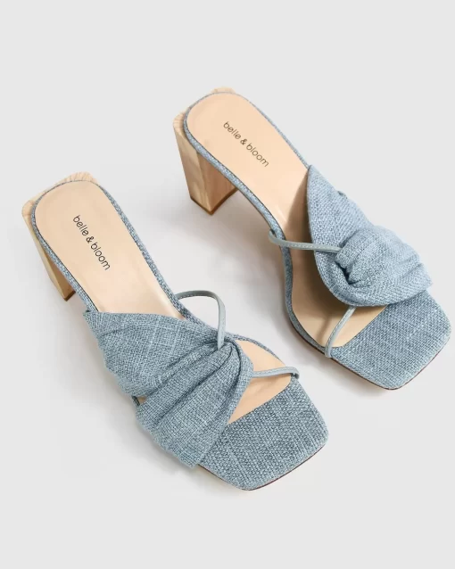 Belle & Bloom Lust For Life Mule - Blue Flash Sale