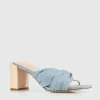 Belle & Bloom Lust For Life Mule - Blue Flash Sale