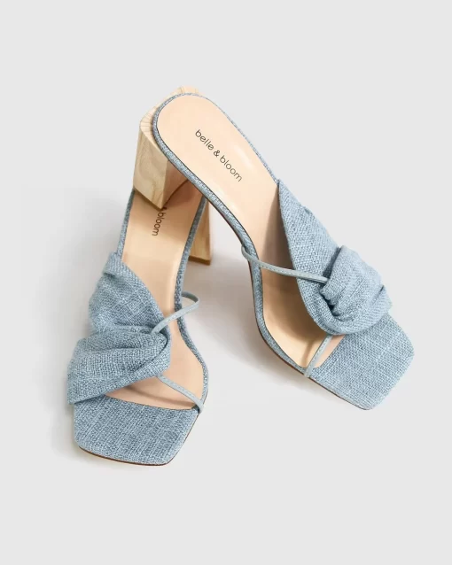 Belle & Bloom Lust For Life Mule - Blue Flash Sale