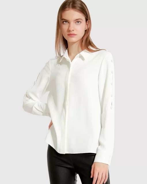 Belle & Bloom Made With Love Shirt - Off-White Flash Sale