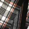 Belle & Bloom Meridian Brushed Plaid Scarf - Black Clearance