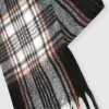 Belle & Bloom Meridian Brushed Plaid Scarf - Black Clearance