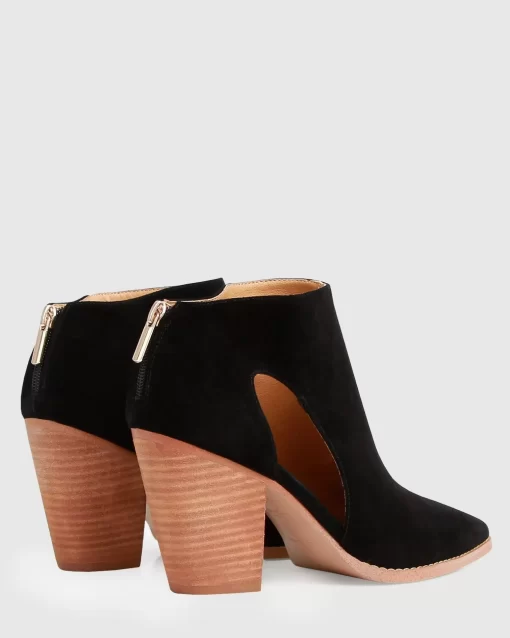 Belle & Bloom Midnight Special Suede Ankle Boot - Black Online