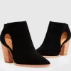 Belle & Bloom Midnight Special Suede Ankle Boot - Black Online