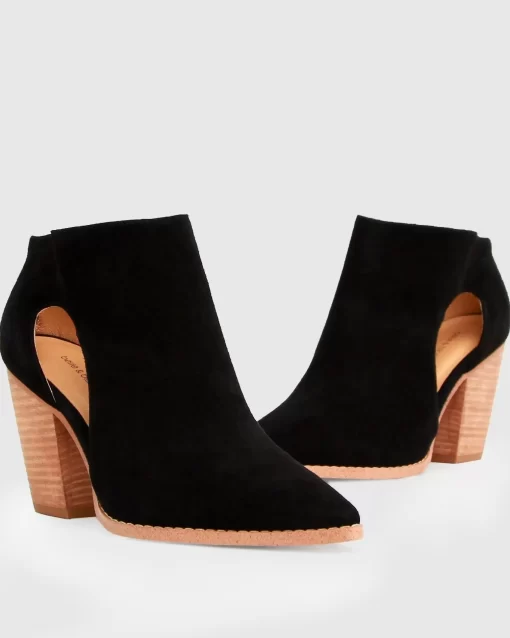 Belle & Bloom Midnight Special Suede Ankle Boot - Black Online