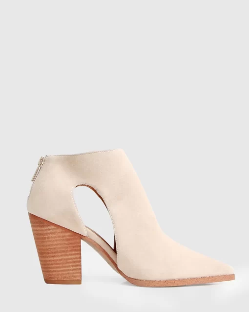 Belle & Bloom Midnight Special Suede Ankle Boot - Sand Online