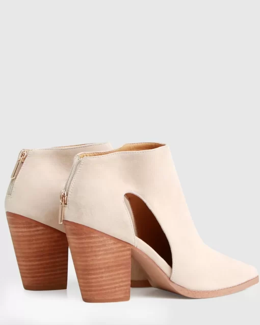 Belle & Bloom Midnight Special Suede Ankle Boot - Sand Online