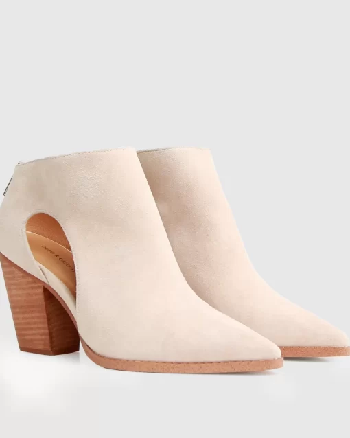 Belle & Bloom Midnight Special Suede Ankle Boot - Sand Online