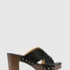 Belle & Bloom Midtown Clog Mule - Black/Chocolate Shop