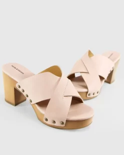 Belle & Bloom Midtown Clog Mule - Blush Online