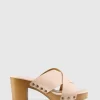 Belle & Bloom Midtown Clog Mule - Blush Online