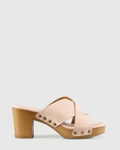 Belle & Bloom Midtown Clog Mule - Blush Online