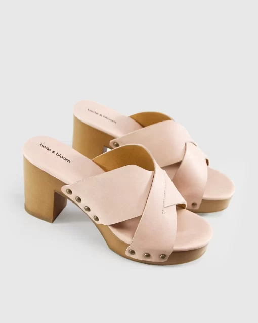 Belle & Bloom Midtown Clog Mule - Blush Online