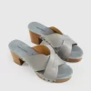 Belle & Bloom Midtown Clog Mule - Stonewash Blue Fashion