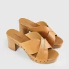 Belle & Bloom Midtown Clog Mule - Tan Cheap