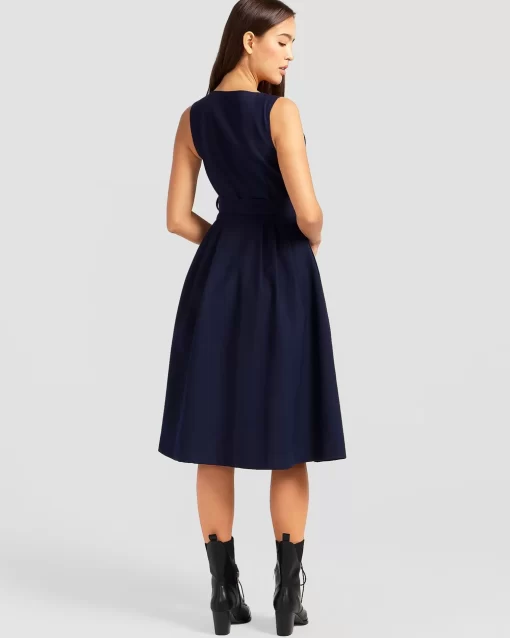 Belle & Bloom Miss Independence Midi Dress - Navy Outlet