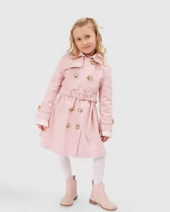 Belle & Bloom Miss Sunshine Trench Coat - Blush Pink Best