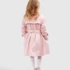 Belle & Bloom Miss Sunshine Trench Coat - Blush Pink Best