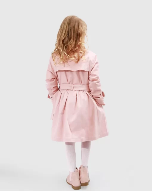 Belle & Bloom Miss Sunshine Trench Coat - Blush Pink Best