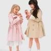 Belle & Bloom Miss Sunshine Trench Coat - Blush Pink Best