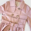 Belle & Bloom Miss Sunshine Trench Coat - Blush Pink Best