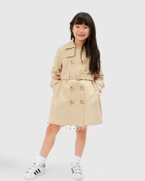 Belle & Bloom Miss Sunshine Trench Coat - Camel Discount