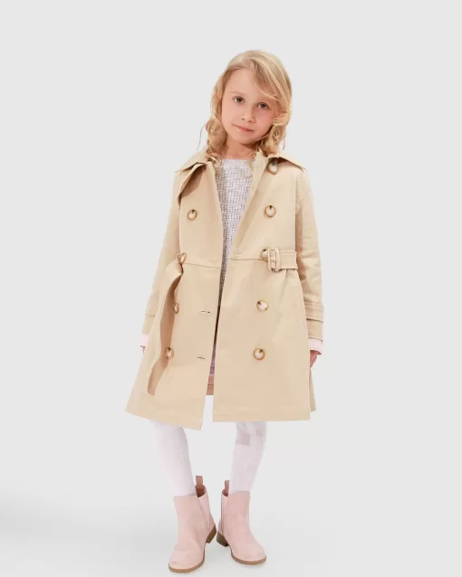 Belle & Bloom Miss Sunshine Trench Coat - Camel Discount