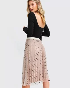 Belle & Bloom Mixed Feeling Reversible Skirt - Beige Best Sale