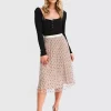 Belle & Bloom Mixed Feeling Reversible Skirt - Beige Shop