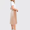 Belle & Bloom Mixed Feeling Reversible Skirt - Beige Shop