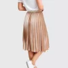 Belle & Bloom Mixed Feeling Reversible Skirt - Beige Shop