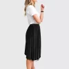 Belle & Bloom Mixed Feeling Reversible Skirt - Black Clearance