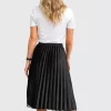 Belle & Bloom Mixed Feeling Reversible Skirt - Black Clearance