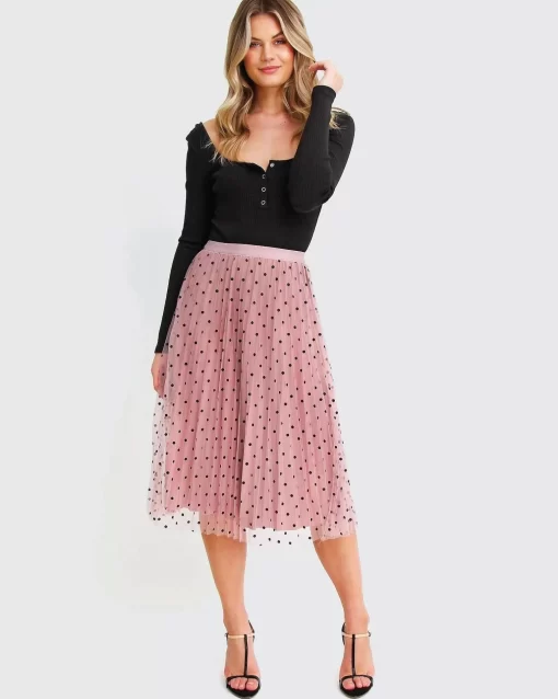 Belle & Bloom Mixed Feeling Reversible Skirt - Pink Best Sale