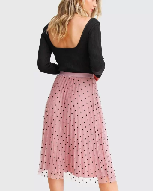 Belle & Bloom Mixed Feeling Reversible Skirt - Pink Best Sale