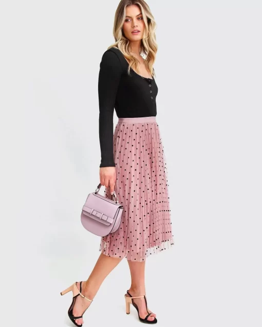 Belle & Bloom Mixed Feeling Reversible Skirt - Pink Best Sale