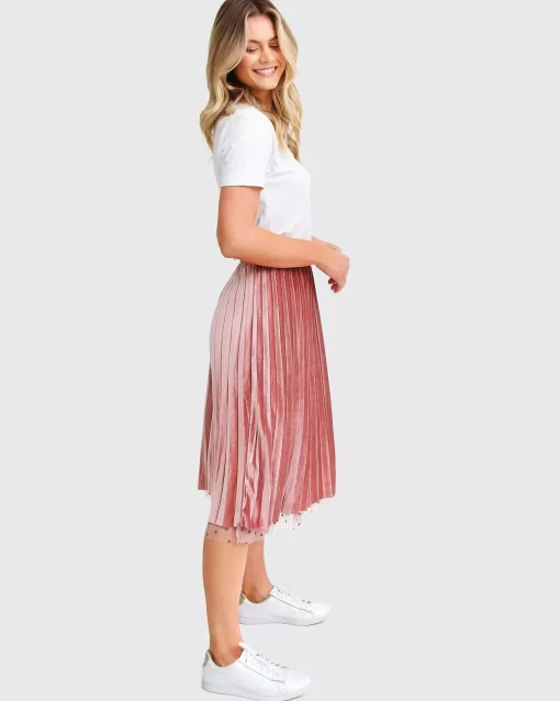 Belle & Bloom Mixed Feeling Reversible Skirt - Pink Best Sale