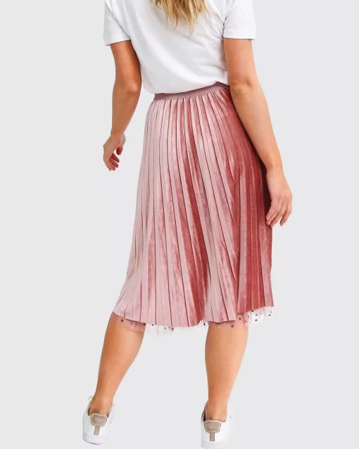 Belle & Bloom Mixed Feeling Reversible Skirt - Pink Best Sale