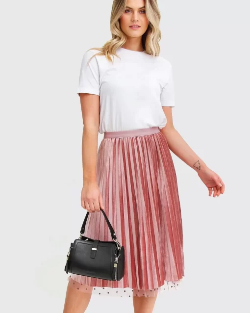 Belle & Bloom Mixed Feeling Reversible Skirt - Pink Best Sale