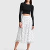 Belle & Bloom Mixed Feeling Reversible Skirt - White Hot