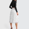 Belle & Bloom Mixed Feeling Reversible Skirt - White Hot