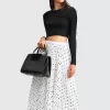 Belle & Bloom Mixed Feeling Reversible Skirt - White Hot